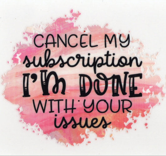 #52A. Cancel My Subscription