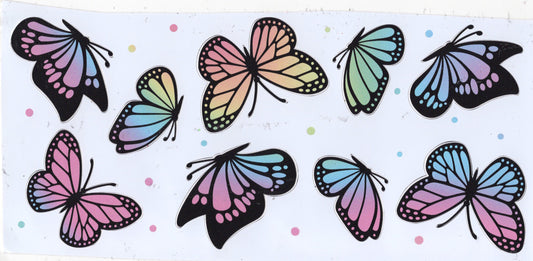 156. Butterflies - Pastels