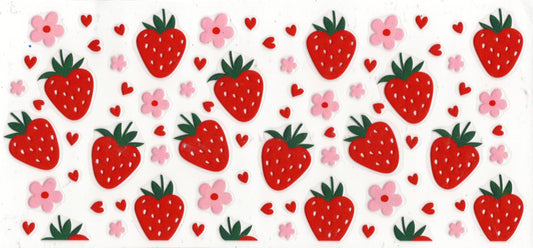 173. Food - Strawberries/Flowers