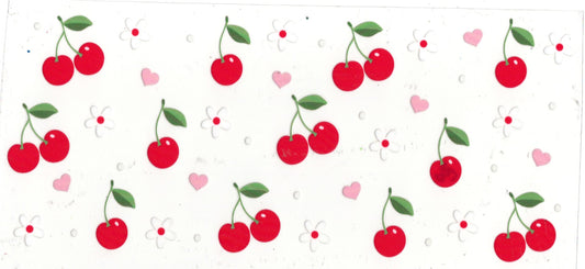 174C. Food - Cherries/white flowers