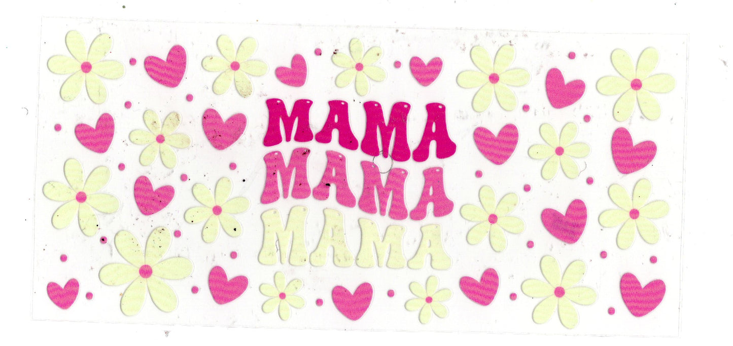215. Mama/Mom - hearts/flowers