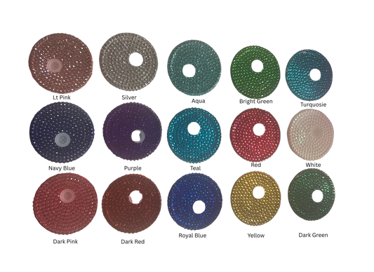 Rhinestone lids