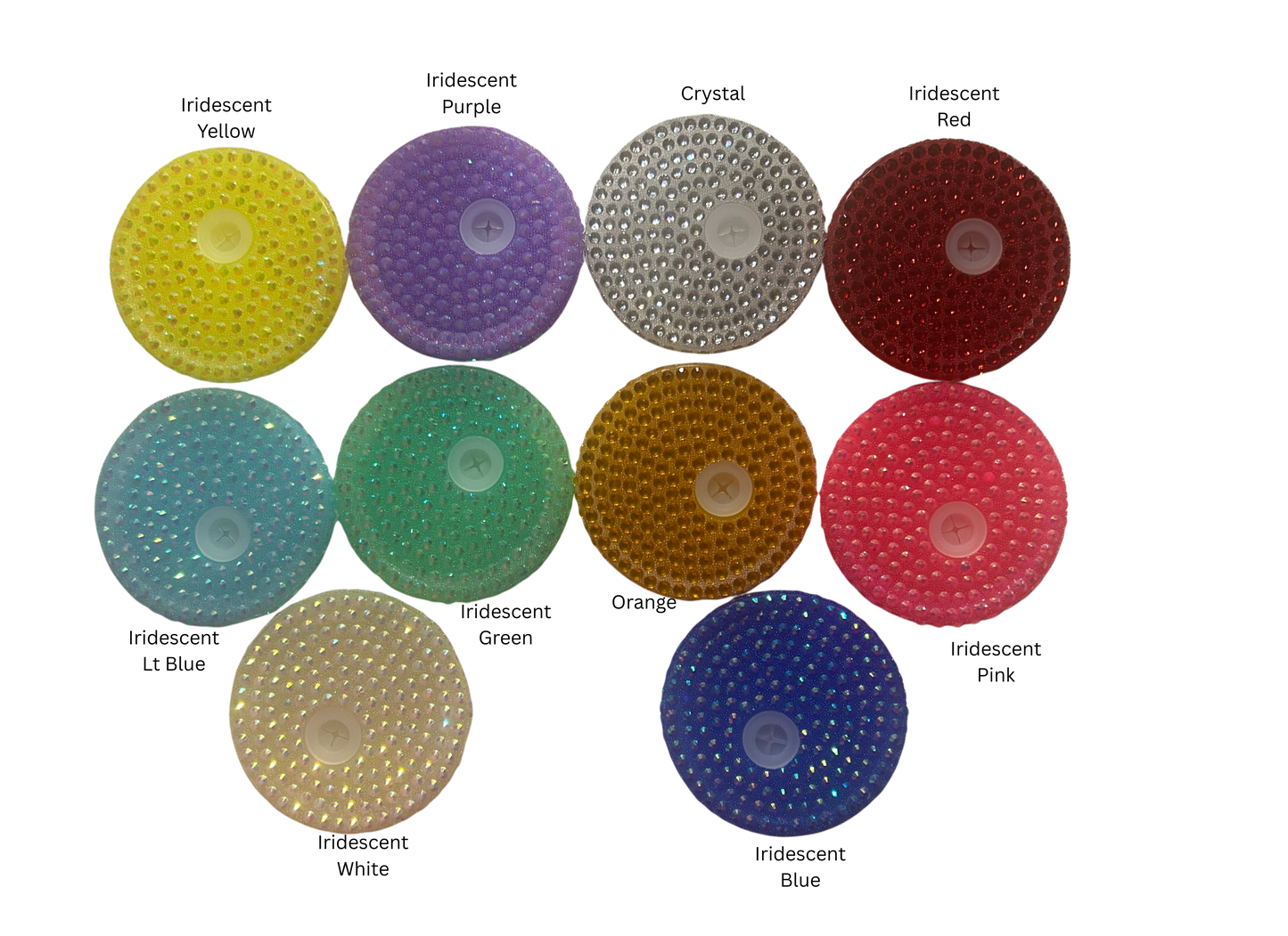 Rhinestone lids
