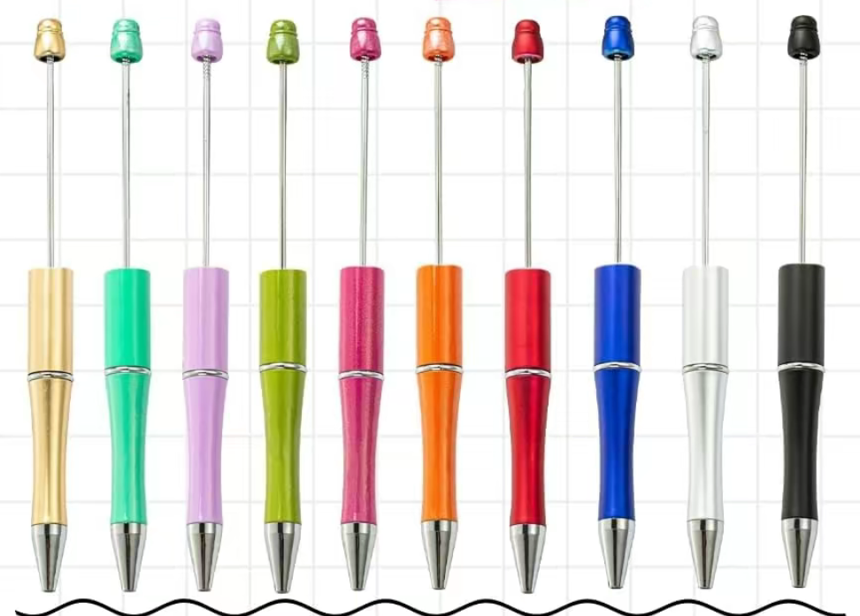 Solid/Glitter beadable pens