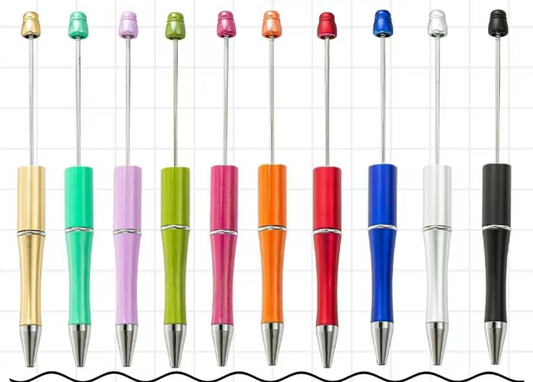 Solid/Glitter beadable pens
