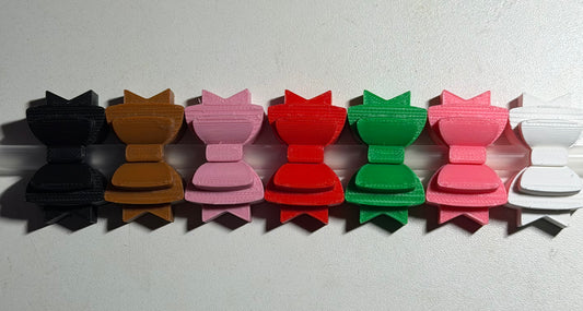 Coquette Bow Straw Topper